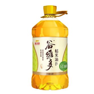 金龙鱼  谷维多轻减稻米油5L