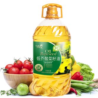 典选  低芥酸菜籽油 非转基因油菜籽 物理压榨一级 5L