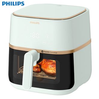 飞利浦/Philips  空气炸锅家用 5L大容量智能家用宽温域多功能电炸锅 绿色