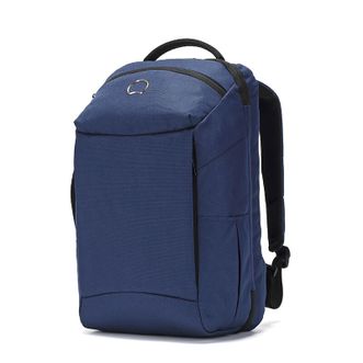 DELSEY  法国戴乐世箱式开合三隔层电脑包商务旅行双肩背包70371760022