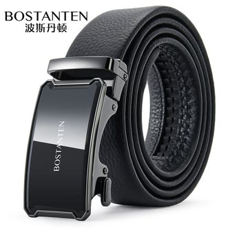波斯丹顿（BOSTANTEN）  皮带男牛皮商务青年自动扣腰带时尚男士裤带潮B4193011