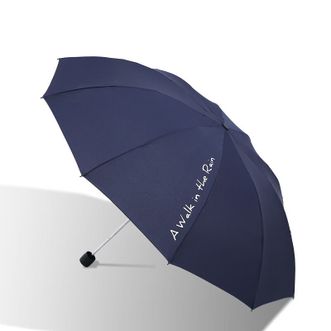 天堂伞  双人雨伞加厚加固防风拒水商务伞晴雨两用折叠伞男女士 双人大伞 30881ETM 岩石蓝