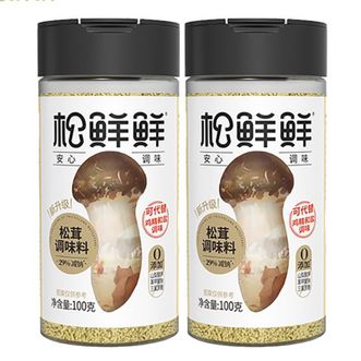松鲜鲜  松茸调味料100g*2瓶 代替盐和鸡精味精炒菜炖汤调味品