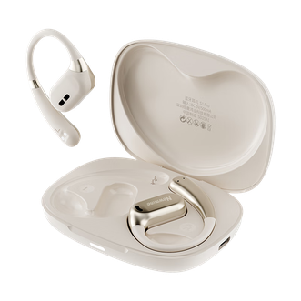 纽曼（Newmine）  开放式无线耳机 挂耳式AI语音运动耳塞S1Pro白 长续航蓝牙6.0