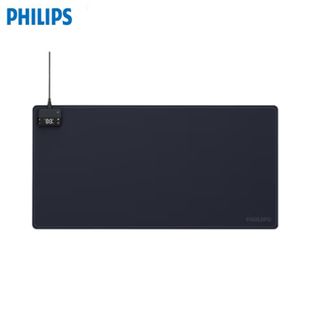 飞利浦/Philips  暖桌垫AHR3122NDD【蓝色/60*35cm】加大加长发热学生办公室电脑桌电热防污加热垫
