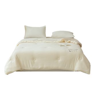 無印良品  美肌绒双蚕丝蛋白被200*230cm