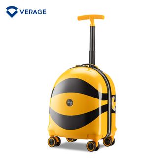 VERAGE  儿童行李箱女孩可爱卡通小黄蜂登机箱新款小蜜蜂小型拉杆旅行箱子 小黄蜂儿童箱 16英寸GM20056W