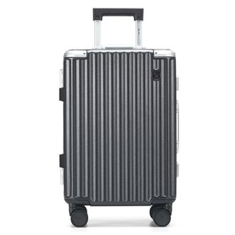 爱华仕/Oiwas  铝框拉杆箱 磨砂防刮 四角金属防撞登机箱OCX6771-20
