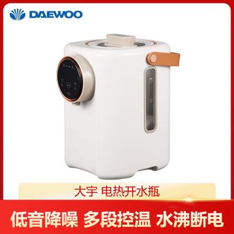 大宇  电热开水瓶 3L晴雪白 家用电热水壶多段保温数控面板烧水机