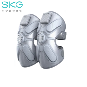 SKG膝部按摩仪大面积加热热敷膝盖关节老寒腿多部位实时控温无线续航便携式护膝W3-2代一对