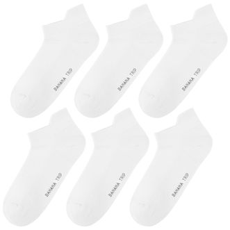 蕉趣/BANANA TRIP  一次性袜子女士船袜10A抗菌舒适旅行出差日抛真空包装加厚棉质 【10A级抗菌】6双装*2包 白色