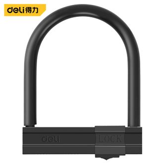 得力（deli）  骑行自行车防盗U型锁 DL508101