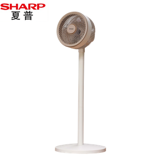 夏普/Sharp  空气循环扇家用电风扇立体摇头落地扇低噪轻音定时伸缩电扇除菌空调扇AI语音款台地两用香薰驱蚊CD300A