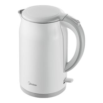 美的/Midea  电水壶 304不锈钢 1.7升 无缝内胆 1500W SH17M301 家用经典款
