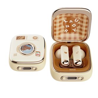 ROCK  小熊复古TWS蓝牙耳机 RAU0755 半入耳式 降噪通话