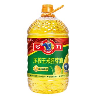 多力/Mighty  压榨玉米油 食用玉米油  5L