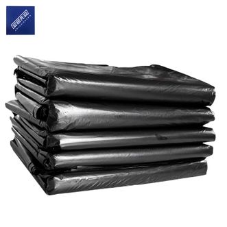 安居先森  家居浴室黑色垃圾袋大号平口塑料袋加厚黑色60*80cm 100只/包  an2402131
