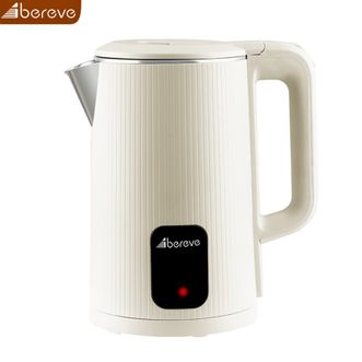 艾贝丽/Abereve  电热水壶1.8L热水壶家用便携式电水壶不锈钢内胆
