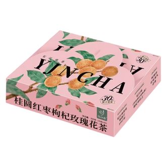 忆江南   桂圆红枣枸杞玫瑰花茶盒装300g/盒