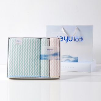 洁玉 毛巾浴巾欧洛三套巾礼盒	J0030-C