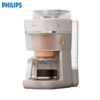 飞利浦/Philips  咖啡机HD7997/20【米色】 全新早安morgen美式茶 全自动家用豆粉两用现磨一体 真冷热双萃