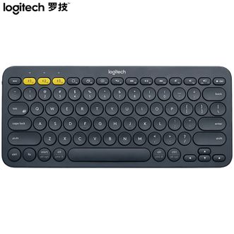 罗技（Logitech）K380便携超薄无线蓝牙键盘、支持多设备切换、适用电脑手机平板