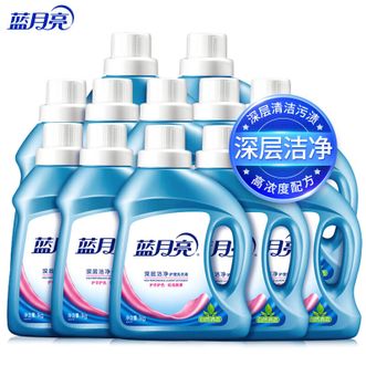蓝月亮 洗衣液1千克*12瓶 自然清香/温和不伤手/强效去污 蓝月亮 洗衣液1千克*12瓶 自然清香/温和不伤手/强效去污