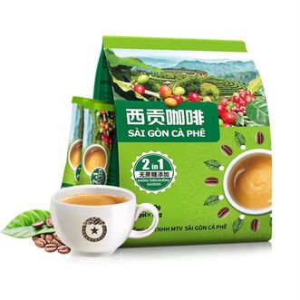 西贡  越南进口二合一无蔗糖速溶咖啡粉360g(12g*30条)