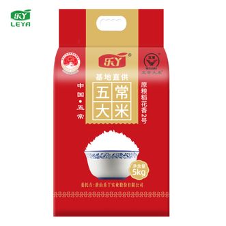 乐丫  五常稻花香5kg 黑土种植自然鲜香软糯弹润 五常稻花香大米 煮饭大米 10斤袋装