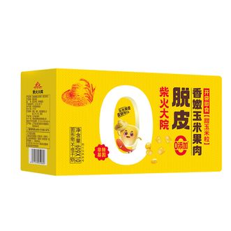 柴火大院  脱皮玉米粒600g（60g*10袋）