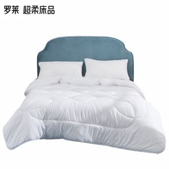 罗莱家纺（LUOLAI）纤柔四季被单双人春秋被【200*230cm】罗莱七孔云柔冬被