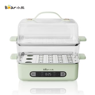 小熊/Bear  煮蛋器 蒸蛋器 9.5h智能预约 自动断电 家用不锈钢多功能双层煮鸡蛋早餐神器