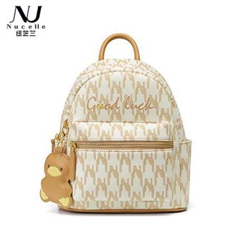 纽芝兰（NUCELLE）时尚印花背包女士休闲双肩包1172004（小版）
