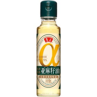 鲁花 亚麻籽油 压榨特香 180ml