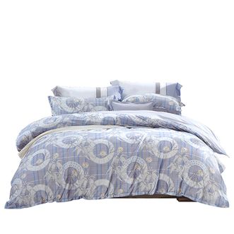 富安娜/Fuanna  纯棉四件套-星月竹影203*229cm