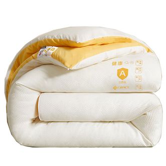 洁丽雅/Grace  A类纤维秋冬被薄被厚被被子 奶黄 CP2413/CP2415