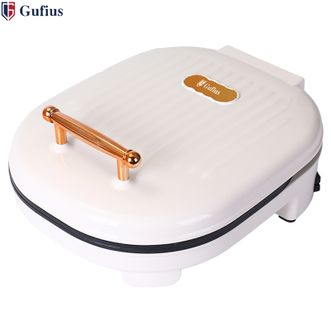 古菲斯（GUFIUS）  电饼铛电烤炉双面加热煎烤机电烤盘 煎饼烙饼三明治烹饪早餐机家用厨房电器浮动式烤盘煎烤盘电煎锅GFDC-7328白色