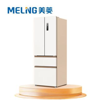 美菱/MELNG  BCD-502WFPU9CZX小确杏502L法式多门冰箱大容量双系统70cm宽制冰超薄零嵌入底部散热  白色