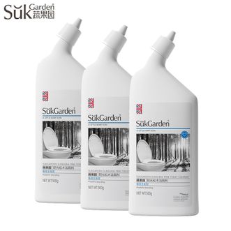 蔬果园/SukGarden  阳光松木洁厕剂（强效去垢型）500g*3瓶 厕所清洁马桶清洁剂洁厕液洁厕灵去污抑菌去异味 松木香洁厕