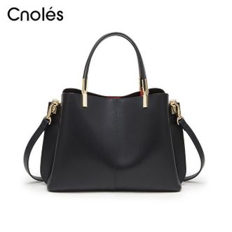 蔻一（Cnoles）  包包女包高级牛皮手提包女百搭女士单肩包大容量女士斜挎包K097909C987A