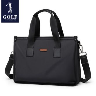 高尔夫GOLF 商务公文包男女大容量手提包15英寸电脑包多隔层休闲横款单肩斜挎包D213984