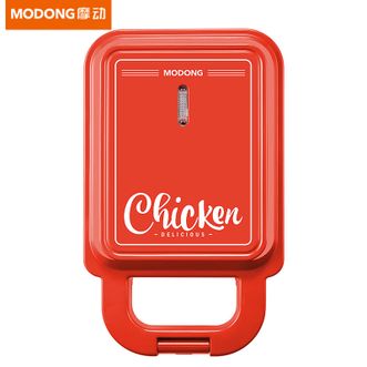 摩 动/modong  三明治机  家用三明治机华夫饼轻食机小型面包机 MD-DBC01