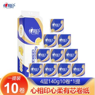 心相印  140克10粒装四层卷筒卫生纸-BT910