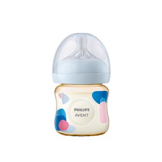 新安怡/Avent  奶瓶PPSU(奶嘴0月/新生儿特小流量)4oz/125ml/艺术启蒙彩绘 SCY940/01