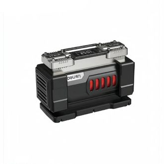 得力/Deli  户外工具便携充气泵车载大功率高压坦克双缸140W双30缸DL-TK-A3S
