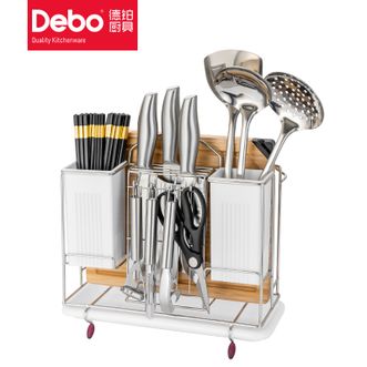 德铂（Debo）  西弗勒斯厨房用具 不锈钢厨房工具组合25件套