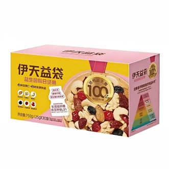来伊份LYFEN  益生菌每日坚果100亿30日装750g 零食混合干果零食