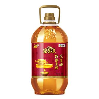 福临门  传承土榨花生油  5L桶装非转基因压榨一级食用油家用炒菜油
