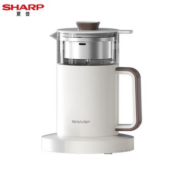 夏普/Sharp  多功能养生壶 500ML茶水分离煮茶壶 5大精煮模式 花茶壶果茶壶烧水壶 KP-MT05L-W