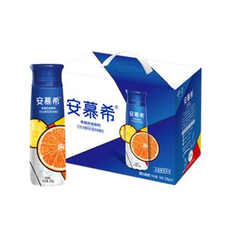 伊利安慕希高端畅饮型橙&凤梨味果粒酸奶230g*10瓶酸奶整箱